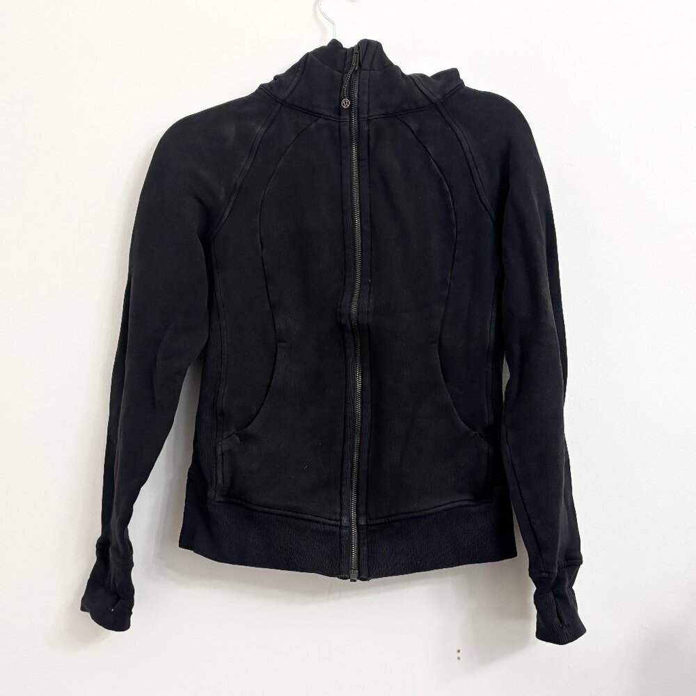 Lululemon Scuba Full Size Hoodie in black - Sz 4